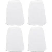 LTPRTZ Calzini schiumatoi - Sacchetti filtro - Manutenzione piscina - Plastica ad alta densità - 20 Pz - Bianco