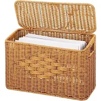 LTPRTZ Cesto portaoggetti - Cesto in tessuto - Organizzare in casa - Con coperchio privo di polvere - 263 x 153 cm - Non specificato