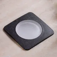 Fumagalli 1891 Lampada da incasso a pavimento Ceci 120-SQ nera CCT