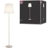 Paulmann Lampada da terra Stellan, color crema, altezza 161 cm, tessuto/metallo