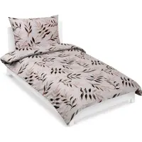 Bellatex Set di lenzuola in cotone con taschino angolare, dimensioni 140x200 cm. Disponibile nelle dimensioni 70x90 cm nei colori grigio e nero