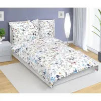 Bellatex Biancheria da letto in cotone - 140x220 cm. 70x90 - blu