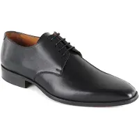 Suitable Scarpa Derby da uomo in pelle nera Nero taglia