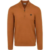 No-excess No Exce Half-Zip Maglione Caramel Marrone taglia