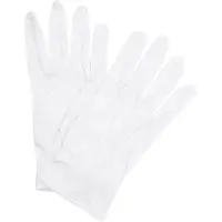 Suitable Guanto da gala bianco Bianco taglia