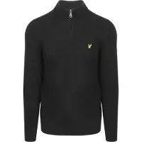 Lyle & Scott aglione Half Zip Nero taglia