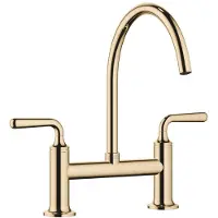 Dornbracht Mitigeur pont à deux trous VAIA pour éviers et douchette professionnelle, portée de 241 mm, 19815809-09, 19815809-09