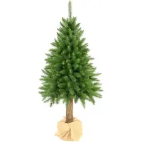 Damich Albero di Natale in abete di alta qualità, con tronco di 180 cm, dalla chioma fitta e dall'aspetto naturale. Marca: