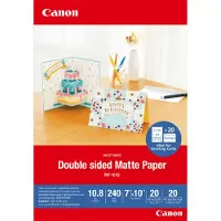 Canon Carta Fotografica Mp-101 D 7x10 Cm 20 Sheets Double Sided Matte 240 G