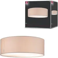 Paulmann Mari plafoniera paralume di stoffa, beige