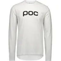 POC L/S Tee Maglia a manica lunga Uomo (M, grigio/bianco)