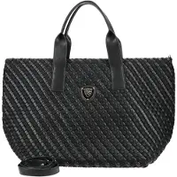 Blauer Shopper nero