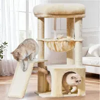 Merkloos Tiragraffi per gatti - 90 cm - Con piattaforma - Sisal - Per gatti da interno