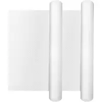 Markenlos Paraurti gonfiabile per letto, antiscivolo, per bambini, 132 cm, bianco