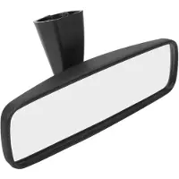 Markenlos Specchietto retrovisore interno per auto, ampio campo visivo, plastica, 23 x 9 x 7 cm, colore nero