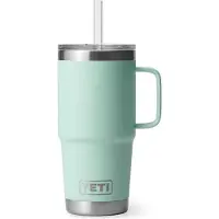 Yeti Coolers Rambler Straw Mug Bicchiere isolante (739 ml, grigio)