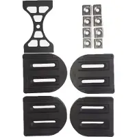 K2 Snowboard - Accessorio per attacchi da splitboard Splitboard Canted Channel Puck Set - Splitboard Canted Channel Puck Set - Pair - Nero