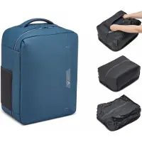 Roncato Wanderline Ryanair Zaino Da Viaggio Con Sacca Sottovuoto 40x30x20 Cm - Blu Notte