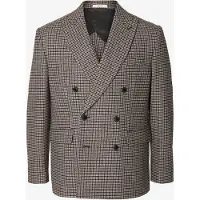 Selected Giacca A Doppio Petto Uomini Grigio 46