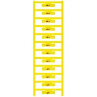Weidmuller Etichetta per morsettiera da 8 mm, giallo WAD 8 MC B GE/SW