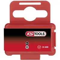 Ks Tools 1/4" TORSIONpower Bit TX, 25mm, TB10, con foro, confezione da 5 5 pz