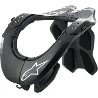Alpinestars Collare Bns Tech 2 Black Cool Gray, Taglia: XS/M
