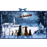 Sonstige Verlage Calendario dell'Avvento da parete - Meraviglioso Natale del cane