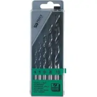 Tivoly Set di punte in legno: 3 punte di precisione, 5 punte da 4 a 10