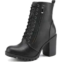 Dream Pairs Boots 'Damen Stiefel Stiefeletten' nero