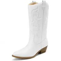 Dream Pairs Boots 'Klassische stiefel für Damen' bianco