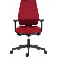 Powerton Sedia da ufficio ergonomica ERGO SIMA, rossa