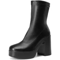 Dream Pairs Boots 'Damen Stiefel Stiefeletten' nero