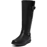 Dream Pairs Stivale nero