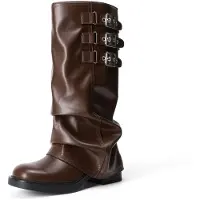 Dream Pairs Boots marrone