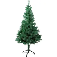 Merkloos Albero di Natale artificiale - 180 cm - Verde - 600 rami - Base in metallo - Difficilmente infiammabile