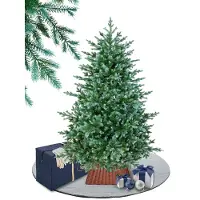 Merkloos Albero di Natale artificiale - Bianco - 180 cm - 686 rami - Con base in metallo