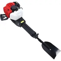 Markenlos Garten Baum Bagger, 52cc, motore 2 tempi, 1900W. Mini escavatore per giardinaggio, velocità regolabile, 1500 colpi al minuto, 6500 giri al minuto. Escavatore a benzina per giardini e aziende agricole