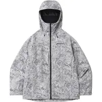 Dimito - Giacca da snowboard impermeabile e traspirante - Works Reflective Line Jacket Rockpile Snake in Pelle - Taglia L - Grigio