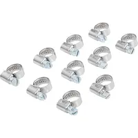 Bgs 8095-8x12 Fascetta stringitubo, 8x12 mm, INOX, set da 10