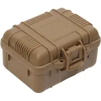 LTPRTZ Toolbox Organizer - Scatola di archiviazione - Deposito sicuro - Sigillato e antiurto - 125x105x70mm - Giallo