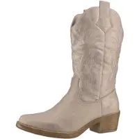 Elara Stivale da cowboy oro