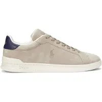 Ralph Lauren sneaker heritage court ii in camoscio milkshake navy | Taglia 41