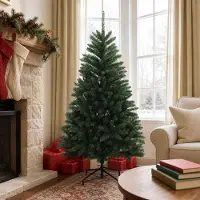Syfax Albero di Natale Artificiale con Rami Pieghevoli 120 cm PVC