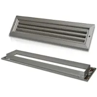OEM Griglia di ventilazione in alluminio per porte, dimensioni 438x238 mm (codice prodotto: 24314020)