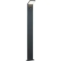 TRIO Lighting Lampione a LED con sensore PEARL Altezza 100 cm antracite Metallo IP54