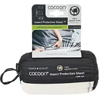 Cocoon Insect Shield Protection Sheet Coperta da viaggio (200 x 160 cm, nero)