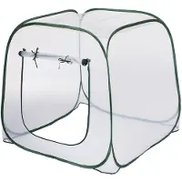 Nature Pop-Up garden greenhouse - - 100x100x100 cm - Transparent PE - Anti-UV protection