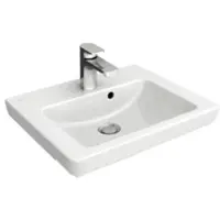 Villeroy & Boch Subway 2.0 lave-mains, 1 trou pour robinet, avec trop-plein, 500x400mm, 731550R1, 731550R1