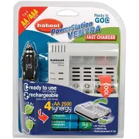 Hähnel Ventra Caricabatterie + 4x AA-Synergy