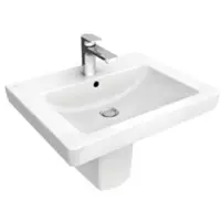 Villeroy & Boch Subway 2.0 lavabo, avec trop-plein, 1 trou pour robinet, 650x470mm, 7113FAR1, 7113FAR1